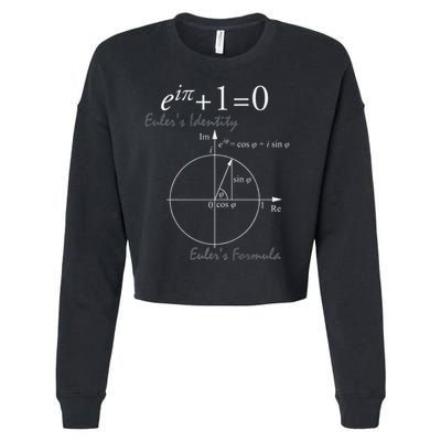 Euler's Identity Euler's Formula For Math Geeks Cropped Pullover Crew