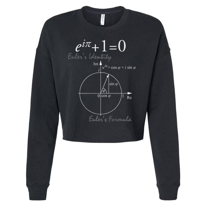 Euler's Identity Euler's Formula For Math Geeks Cropped Pullover Crew