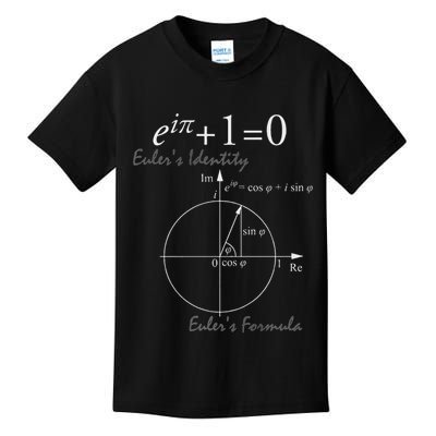 Euler's Identity Euler's Formula For Math Geeks Kids T-Shirt