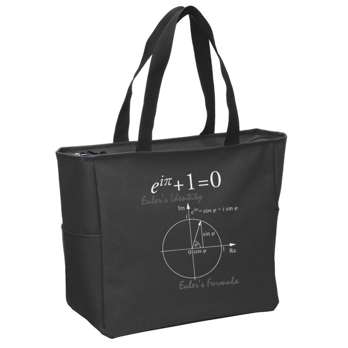 Euler's Identity Euler's Formula For Math Geeks Zip Tote Bag