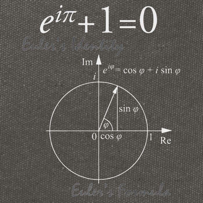 Euler's Identity Euler's Formula For Math Geeks Cotton Canvas Backpack
