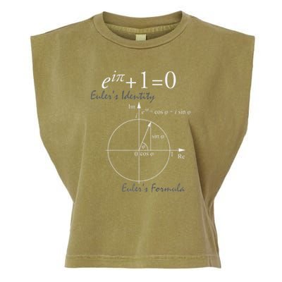 Euler's Identity Euler's Formula For Math Geeks Garment-Dyed Women's Muscle Tee