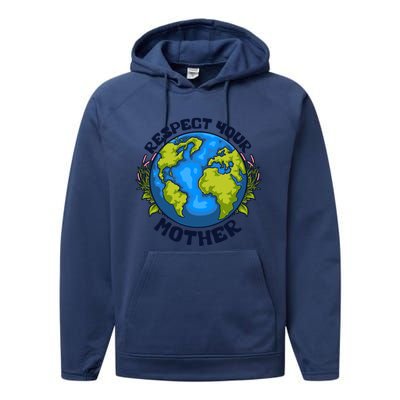 Everyday Is Earth Day Celebrate Earth Day Environtal Meaningful Gift Performance Fleece Hoodie