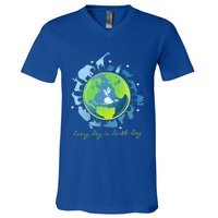 Everyday Is Earth Day Mother Earth Day Nature Lover Premium Gift V-Neck T-Shirt