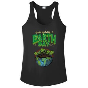 Everyday Is Earth Day Save The Earth Gift Ladies PosiCharge Competitor Racerback Tank