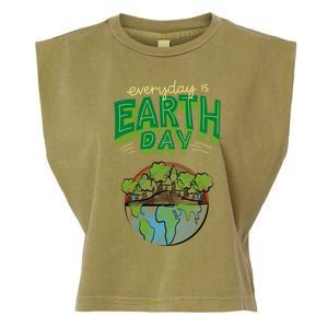 Everyday Is Earth Day Save The Earth Gift Garment-Dyed Women's Muscle Tee