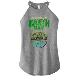 Everyday Is Earth Day Save The Earth Gift Women's Perfect Tri Rocker Tank