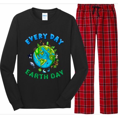 Everyday Is Earth Day Tee Mother Earth Day Tee Nature Lovers Gift Long Sleeve Pajama Set