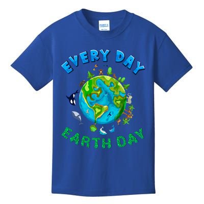 Everyday Is Earth Day Tee Mother Earth Day Tee Nature Lovers Gift Kids T-Shirt