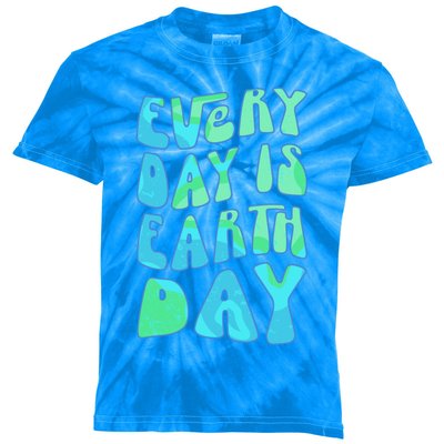 Everyday Is Earth Day Love My Planet Cute Earth Day Gift Kids Tie-Dye T-Shirt