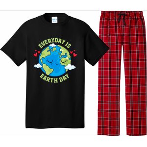 Everyday Is Earth Day Celebrate Earth Day Environtal Cool Gift Pajama Set