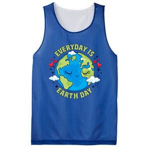 Everyday Is Earth Day Celebrate Earth Day Environtal Cool Gift Mesh Reversible Basketball Jersey Tank