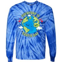 Everyday Is Earth Day Celebrate Earth Day Environtal Cool Gift Tie-Dye Long Sleeve Shirt