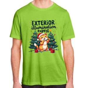 Exterior Illumination Expert Christmas Lights Kawaii Kitties Adult ChromaSoft Performance T-Shirt