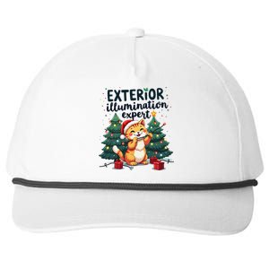 Exterior Illumination Expert Christmas Lights Kawaii Kitties Snapback Five-Panel Rope Hat