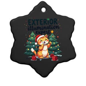 Exterior Illumination Expert Christmas Lights Kawaii Kitties Ceramic Star Ornament