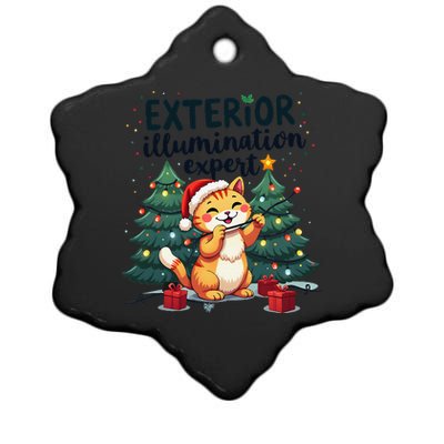 Exterior Illumination Expert Christmas Lights Kawaii Kitties Ceramic Star Ornament