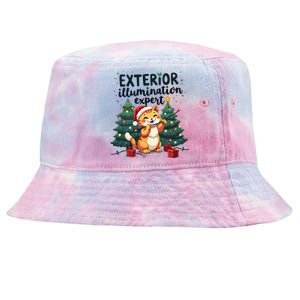 Exterior Illumination Expert Christmas Lights Kawaii Kitties Tie-Dyed Bucket Hat