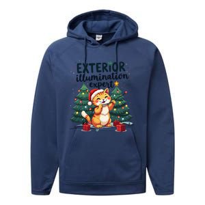 Exterior Illumination Expert Christmas Lights Kawaii Kitties Performance Fleece Hoodie