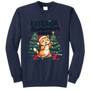 Exterior Illumination Expert Christmas Lights Kawaii Kitties Sweatshirt