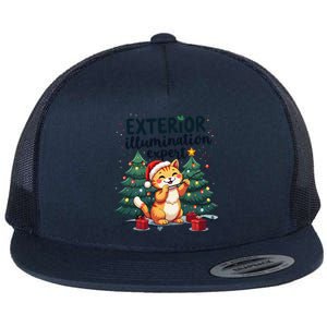 Exterior Illumination Expert Christmas Lights Kawaii Kitties Flat Bill Trucker Hat