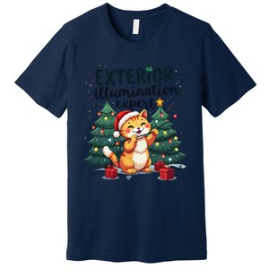 Exterior Illumination Expert Christmas Lights Kawaii Kitties Premium T-Shirt