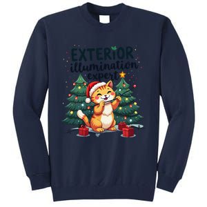 Exterior Illumination Expert Christmas Lights Kawaii Kitties Tall Sweatshirt