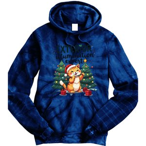 Exterior Illumination Expert Christmas Lights Kawaii Kitties Tie Dye Hoodie