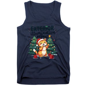 Exterior Illumination Expert Christmas Lights Kawaii Kitties Tank Top