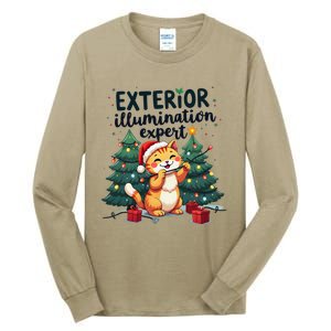 Exterior Illumination Expert Christmas Lights Kawaii Kitties Tall Long Sleeve T-Shirt