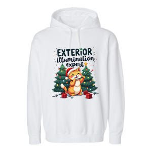 Exterior Illumination Expert Christmas Lights Kawaii Kitties Garment-Dyed Fleece Hoodie