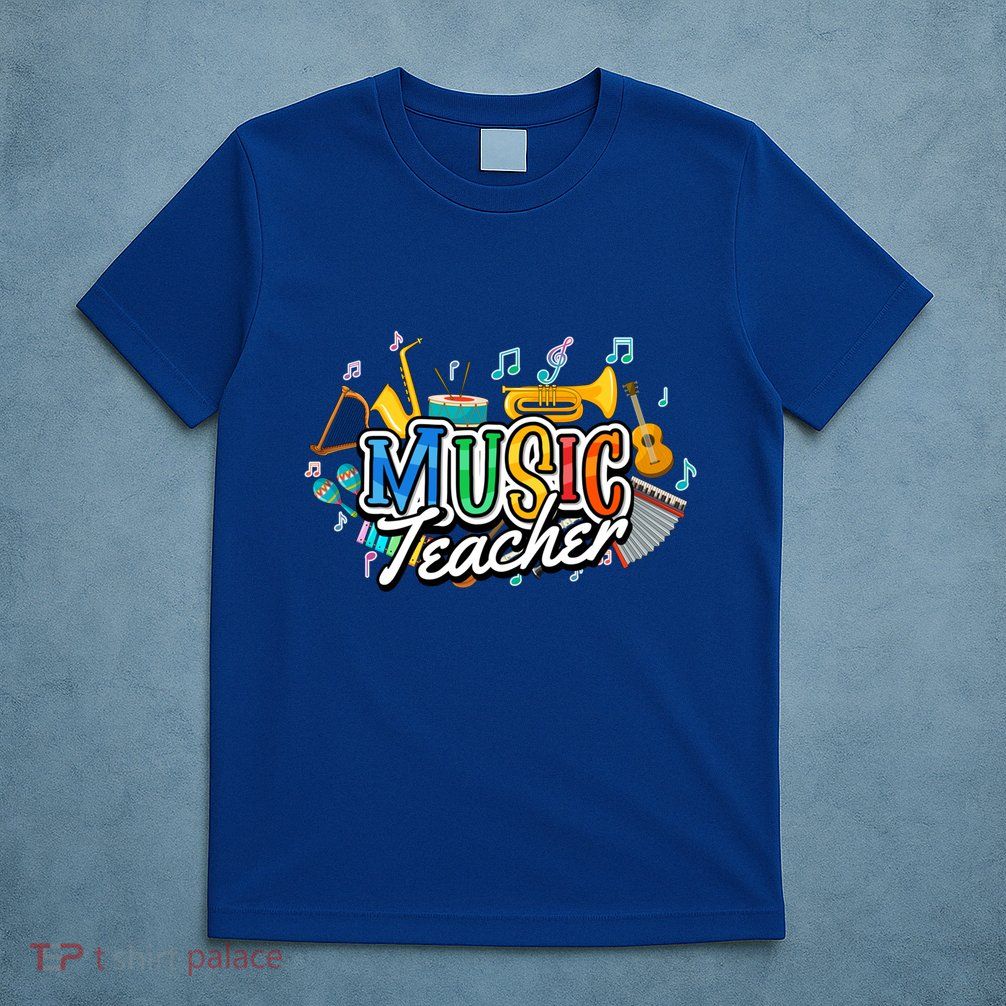 Education Instruts Educator Gift School Music Teacher Gift T-Shirt