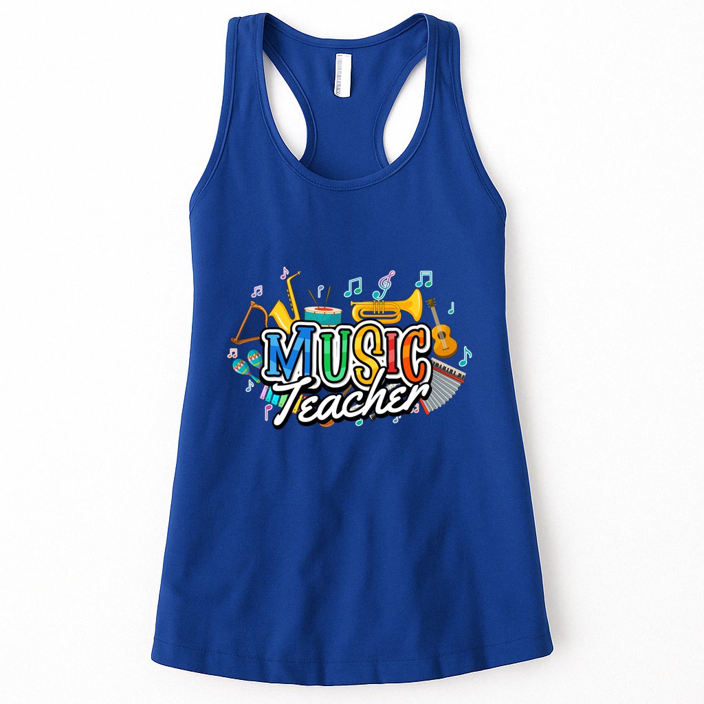 Education Instruts Educator Gift School Music Teacher Gift Womens Tank Top