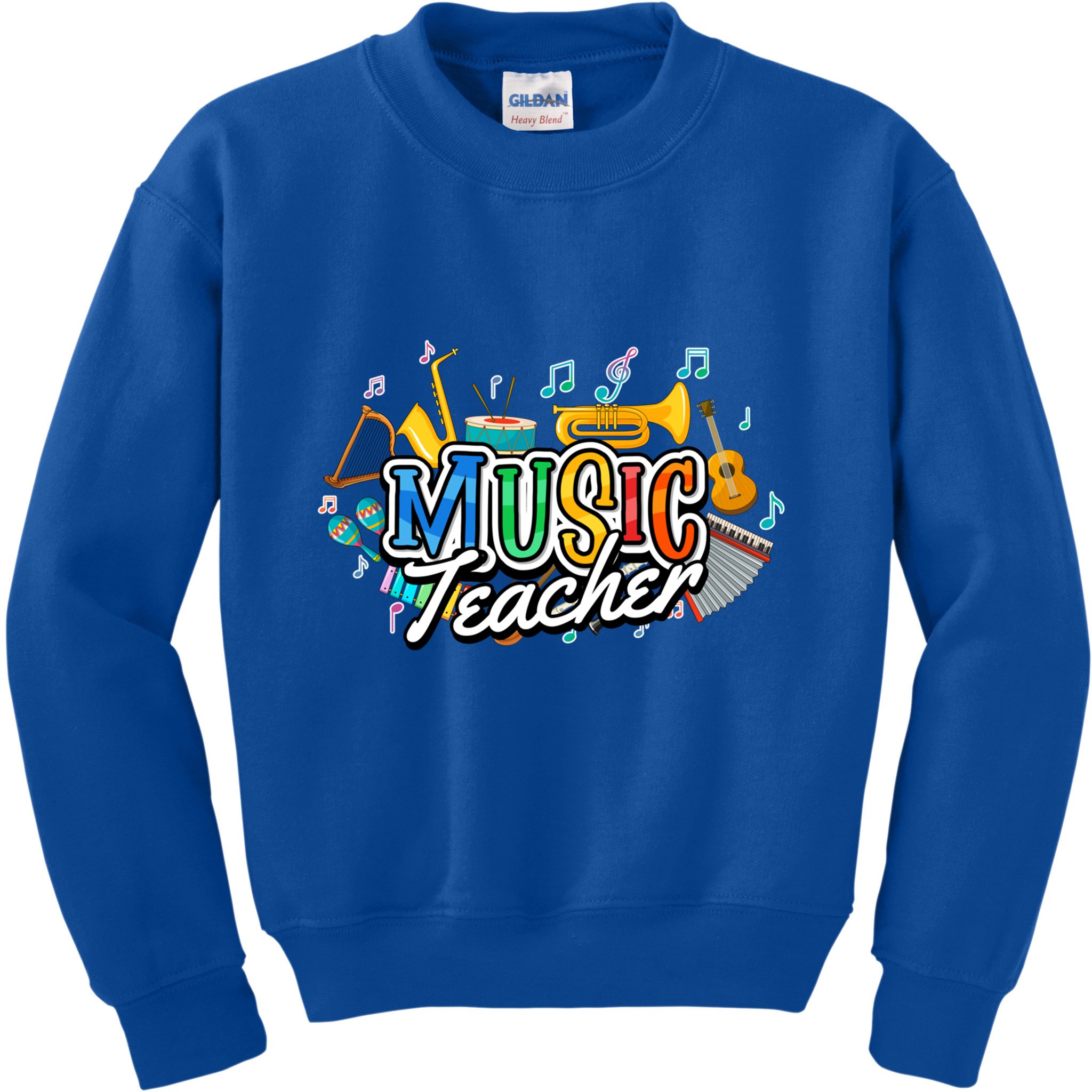 Education Instruts Educator Gift School Music Teacher Gift Kids Sweatshirt