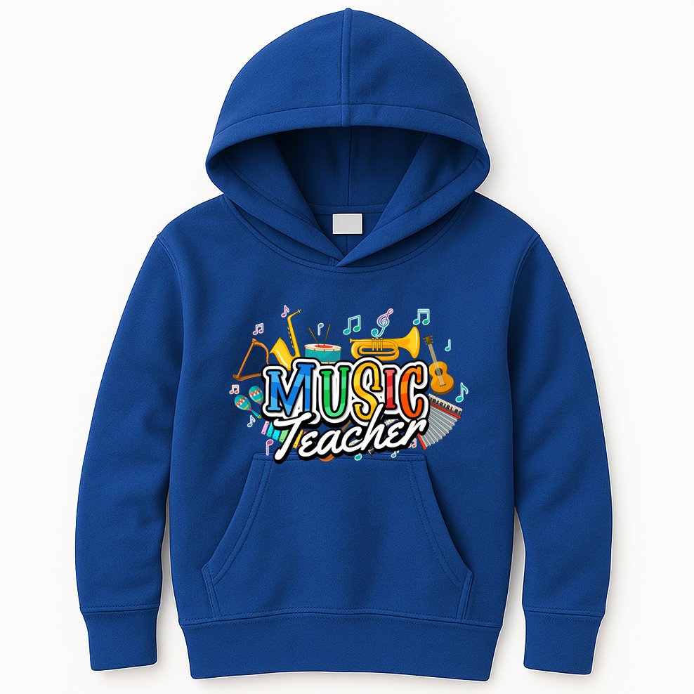 Education Instruts Educator Gift School Music Teacher Gift Kids Hoodie