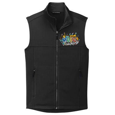 Education Instruts Educator Gift School Music Teacher Gift Collective Smooth Fleece Vest