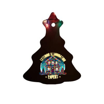 Exterior Illumination Expert Christmas Lights Decor Funny Ceramic Tree Ornament