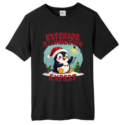 Exterior Illumination Expert Christmas Lights Kawaii Penguin Tall Fusion ChromaSoft Performance T-Shirt