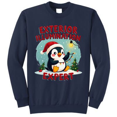 Exterior Illumination Expert Christmas Lights Kawaii Penguin Sweatshirt