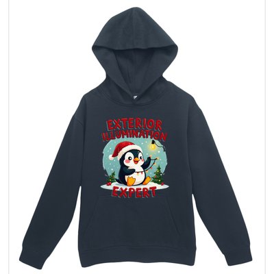 Exterior Illumination Expert Christmas Lights Kawaii Penguin Urban Pullover Hoodie