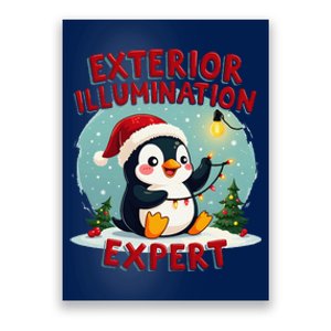 Exterior Illumination Expert Christmas Lights Kawaii Penguin Poster