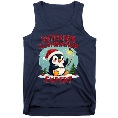 Exterior Illumination Expert Christmas Lights Kawaii Penguin Tank Top