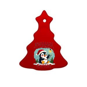 Exterior Illumination Expert Christmas Lights Kawaii Penguin Ceramic Tree Ornament