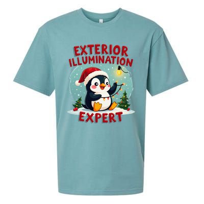 Exterior Illumination Expert Christmas Lights Kawaii Penguin Sueded Cloud Jersey T-Shirt