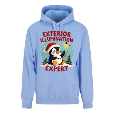 Exterior Illumination Expert Christmas Lights Kawaii Penguin Unisex Surf Hoodie