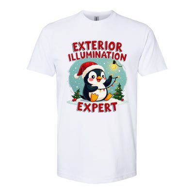 Exterior Illumination Expert Christmas Lights Kawaii Penguin Softstyle CVC T-Shirt