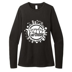 Everyday Is Earth Day Environtal Climate Change Great Gift Womens CVC Long Sleeve Shirt