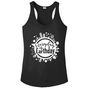 Everyday Is Earth Day Environtal Climate Change Great Gift Ladies PosiCharge Competitor Racerback Tank