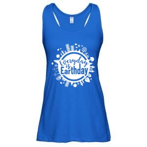 Everyday Is Earth Day Environtal Climate Change Great Gift Ladies Essential Flowy Tank