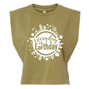 Everyday Is Earth Day Environtal Climate Change Great Gift Garment-Dyed Women's Muscle Tee